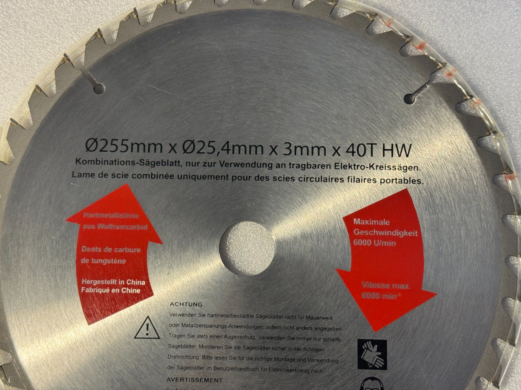 Seghe: Hartmetall Kreissägeblatt – Nuovo (secondo la descrizione) da Ins venduto da funkflieger 3