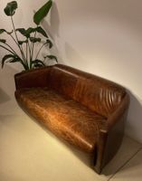KARE Cigar Lounge Sofa 3 Sitzer Echtleder Braun