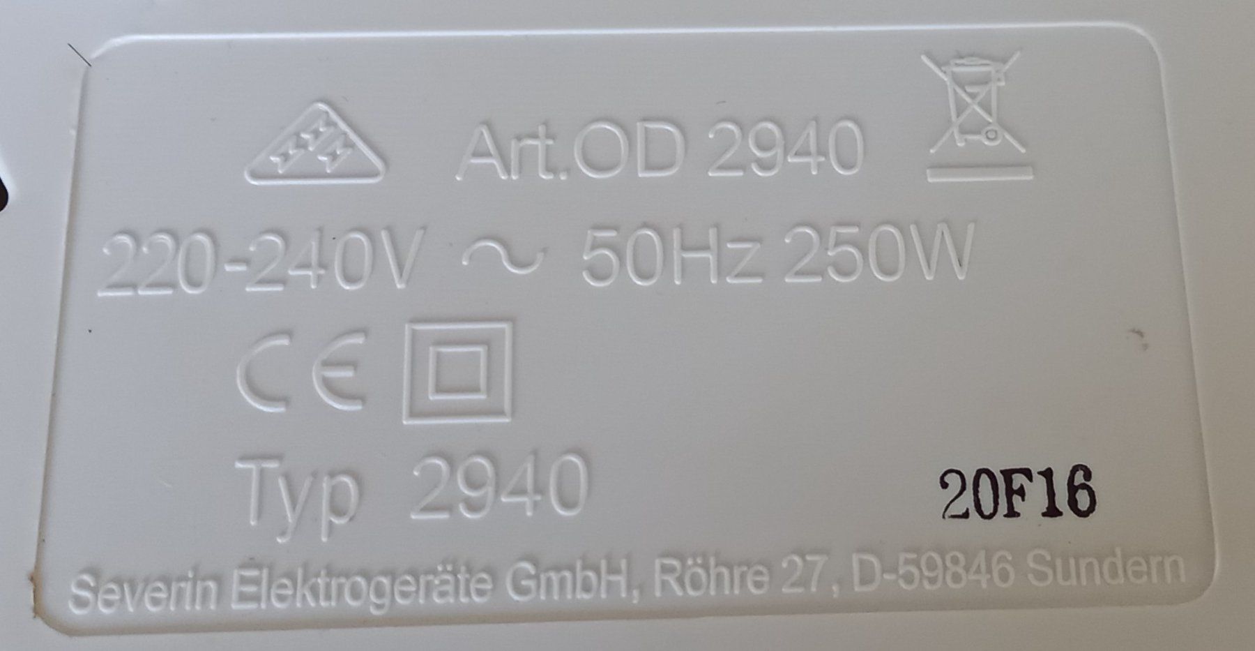 Elettrodomestici da cucina: *SEVERIN - DÖRRGERÄT* FUNKTIONSTÜCHTIG MIT DIV.SIEBEN – Usato da Horgen venduto da Flohmimoni 2