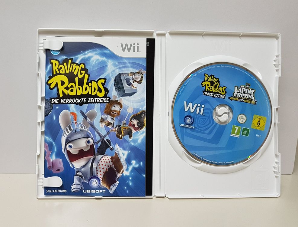 Wii Raving Rabbids Verrückte Zeitreise (Gebraucht) in Schüpfheim für ...