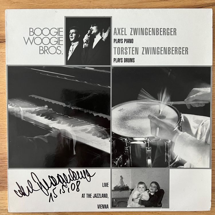 Axel Zwingenberger Boogie Woogie Bros. / D 1989 Signiert Kaufen