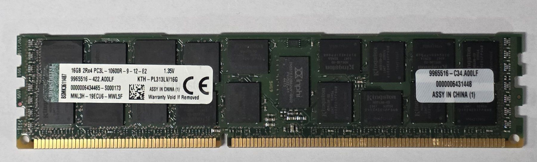 Kingston Memoria / RAM: Kingston 16GB Arbeitsspeicher – Usato da Mels venduto da Zeppelin08