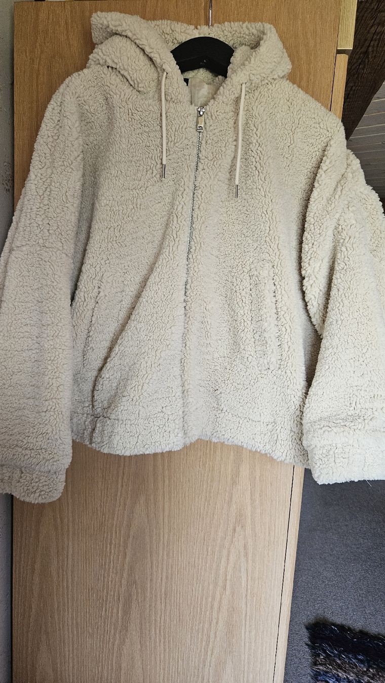 C&A Giacche: Teddyjacke in cream, Grösse 42  – Usato da Lippoldswilen venduto da topmodel62