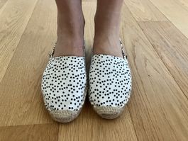 Polka dots lulu castagnette espadrilles - 100% cotton