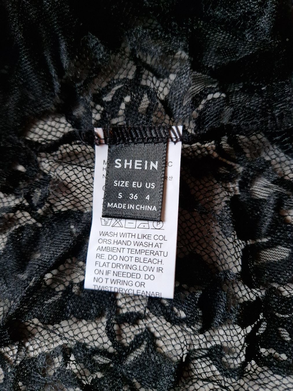Shein Altra biancheria intima: Schwarzer Spitzen Morgenmantel, Grösse S – Nuovo (secondo la descrizione) da Luthern venduto da Ricolinchen 1