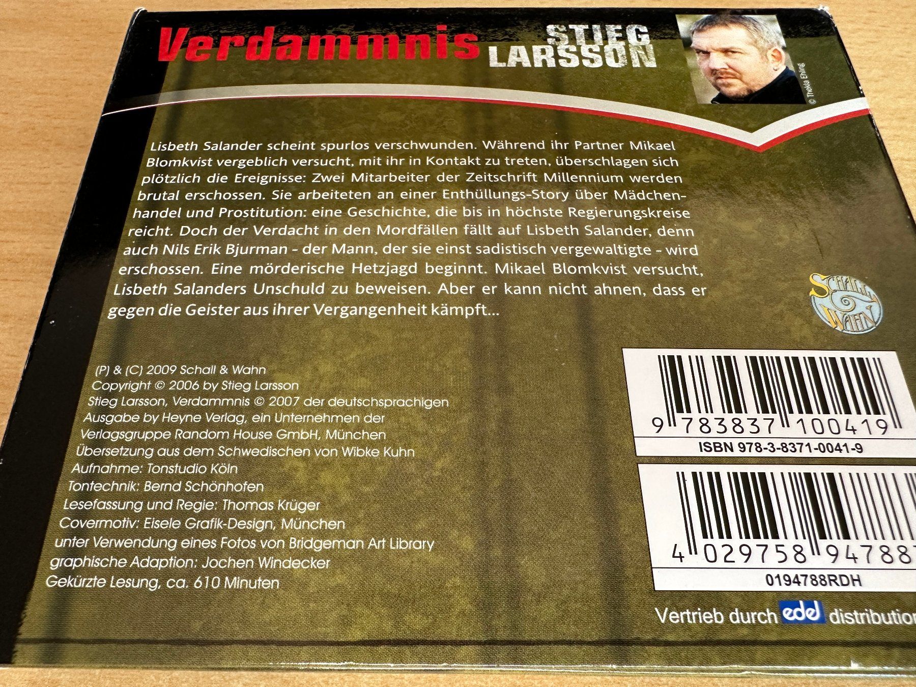 Audiolibri: Stieg Larsson - Verdammnis - 8 CD – Usato da Rikon im Tösstal venduto da Alpenmutz 1