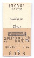 Billette Landquart - Chur