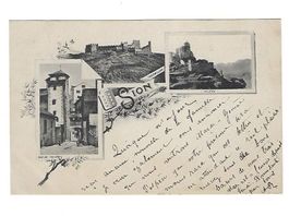CH, AK Sion 1900 nach Genf 20.8.1900