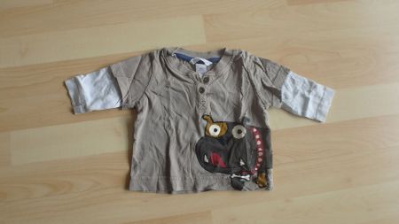 Pulli mit Hundemotiv von H&M Gr 62