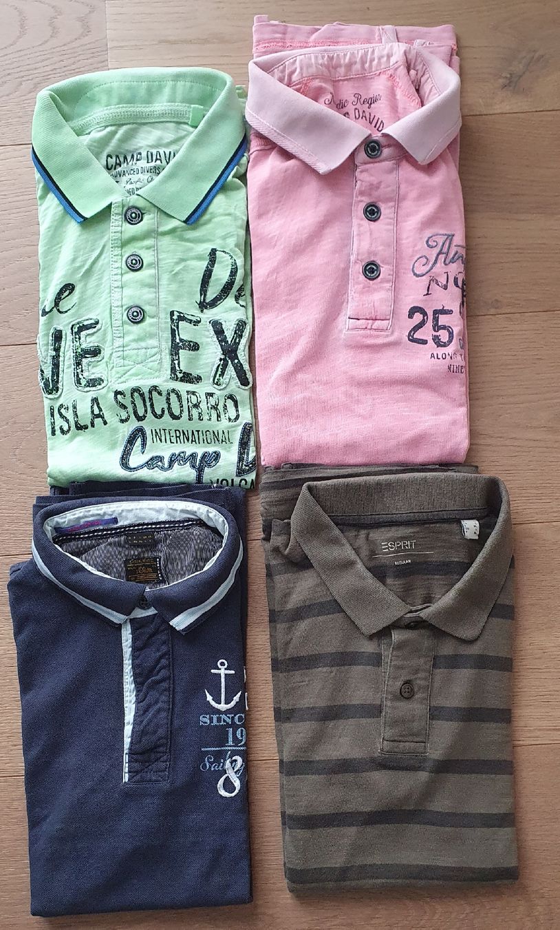 Camp David Magliette Polo: Poloshirt Camp David, S.Oliver, Esprit Gr L – Usato da Möriken AG venduto da mar_p8vr