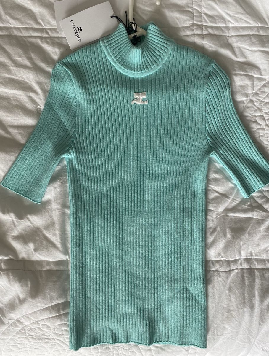 Top: Courrèges réédition pull manche courte XS – Nuovo e nell'imballaggio originale da Fribourg venduto da coco_westminster 1