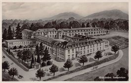 Rheinfelden, Sanatorium, Künstlerkarte, gelaufen 1933