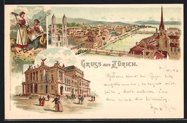 Litho Zürich, Totalansicht, Theater