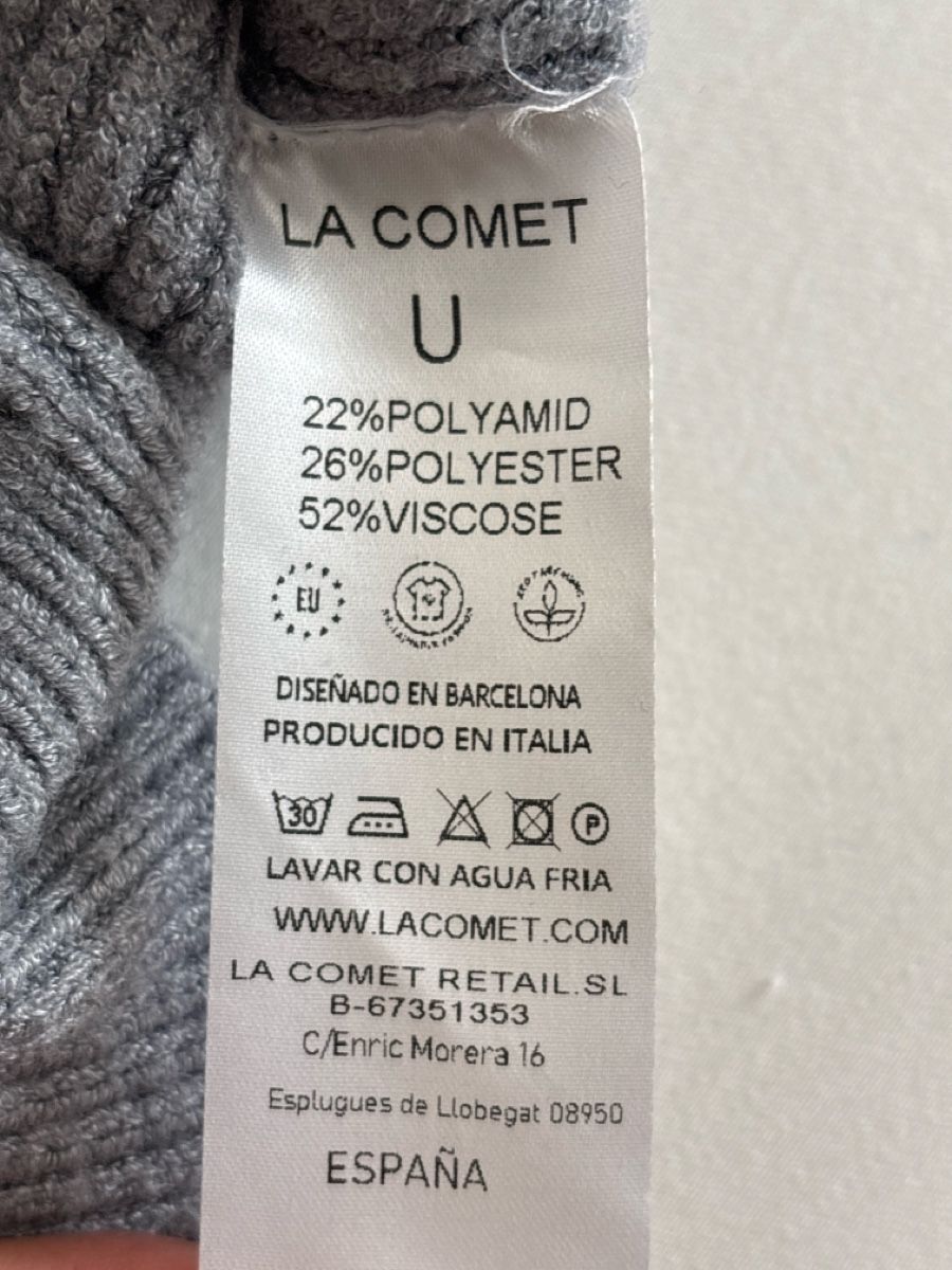 Maglioni & Felpe: Pullover grau gerippt Einheitsgroesse – Usato da Zürich venduto da maferv_23 3