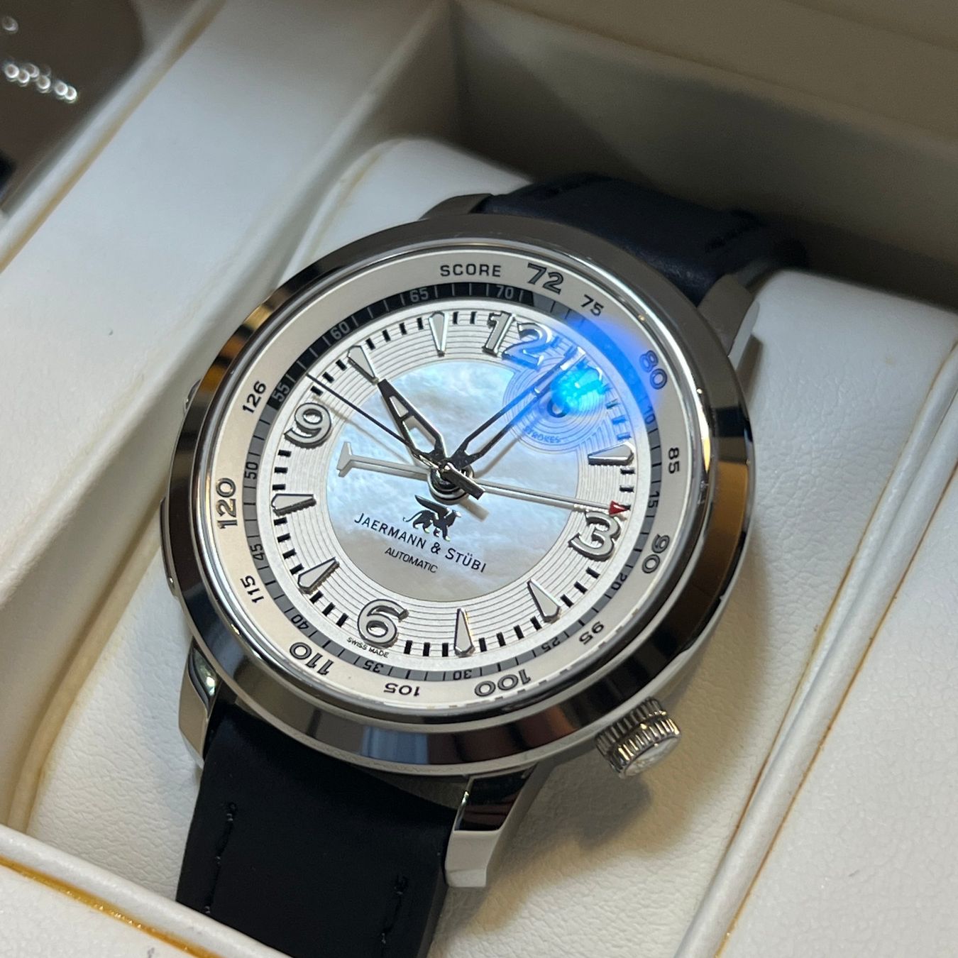 Orologi: Jaermann & Stübi Automatic Chronograph 2024 Full Set QG1 – Usato da Carouge GE venduto da Watchaser 2