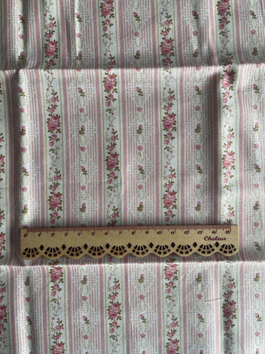 Stoffe: Fat quarter/Coupon patchwork-couture Roses & Coeurs – Neu und originalverpackt aus Gland von san_xz5j 4