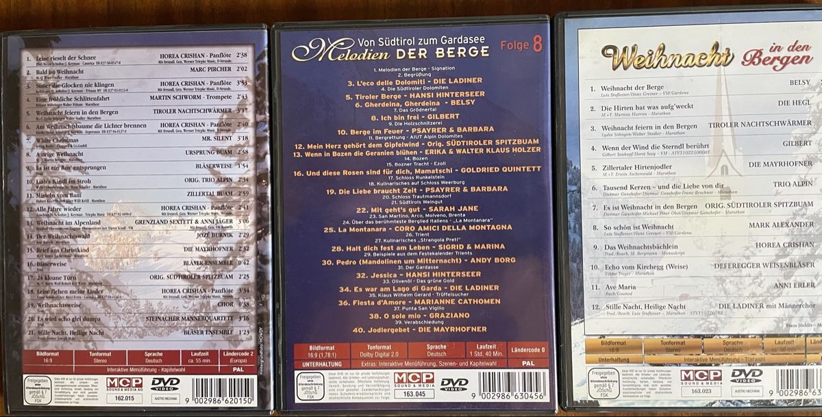 Alle DVDs: 3 DVD's - Melodien der Berge – Gebraucht aus Wyssachen von Hahe89 1