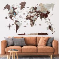 Cappuccino-Design: Entdecke die Welt mit unserer Weltkarte