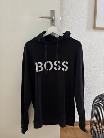 BOSS Kapuzenpullover schwarz Herren guter Zustand