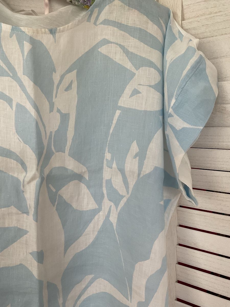 Camicette: s.Oliver Damen Oberteil kurzarm Grösse 38 Blumenmuster Weiss – Usato da Roggwil TG venduto da Straven 1