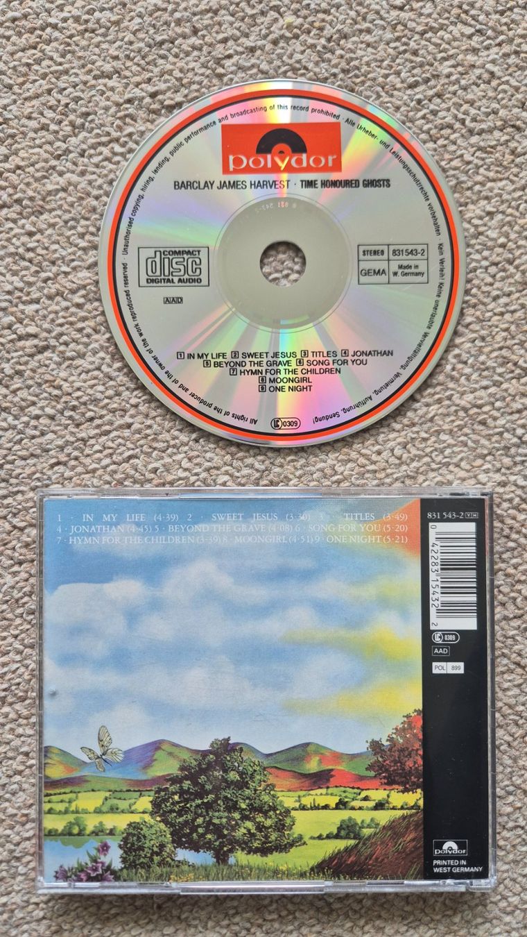 CD: BARCLAY JAMES HARVEST - Time Honoured Ghosts – Usato da Therwil venduto da Rubo26 1
