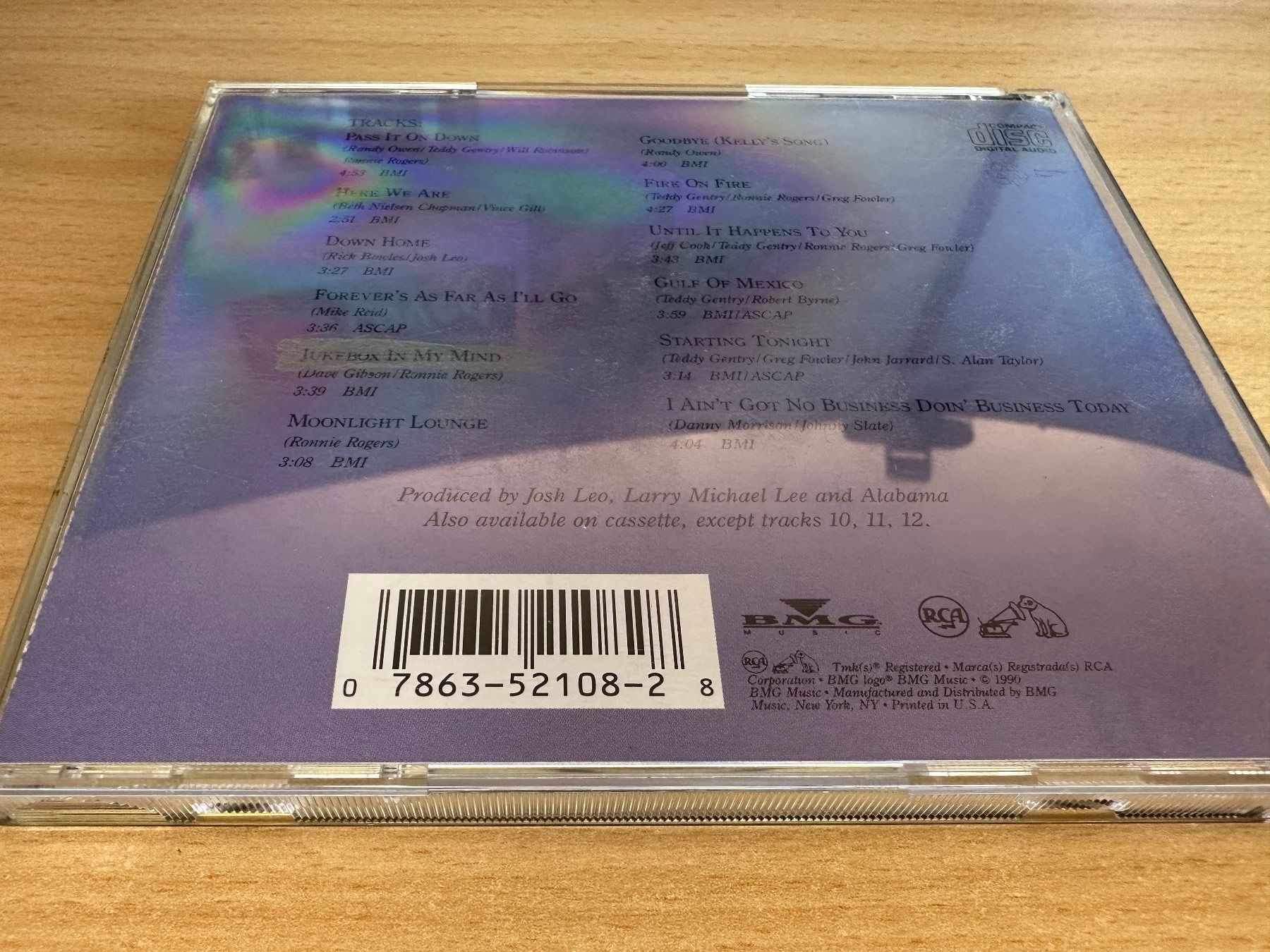 CD: Alabama – Pass It On Down – Usato da Rikon im Tösstal venduto da Alpenmutz 1