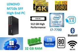 PC Lenovo M710S SFF 32GB+512GB + 1TB i7 WLAN Win11p