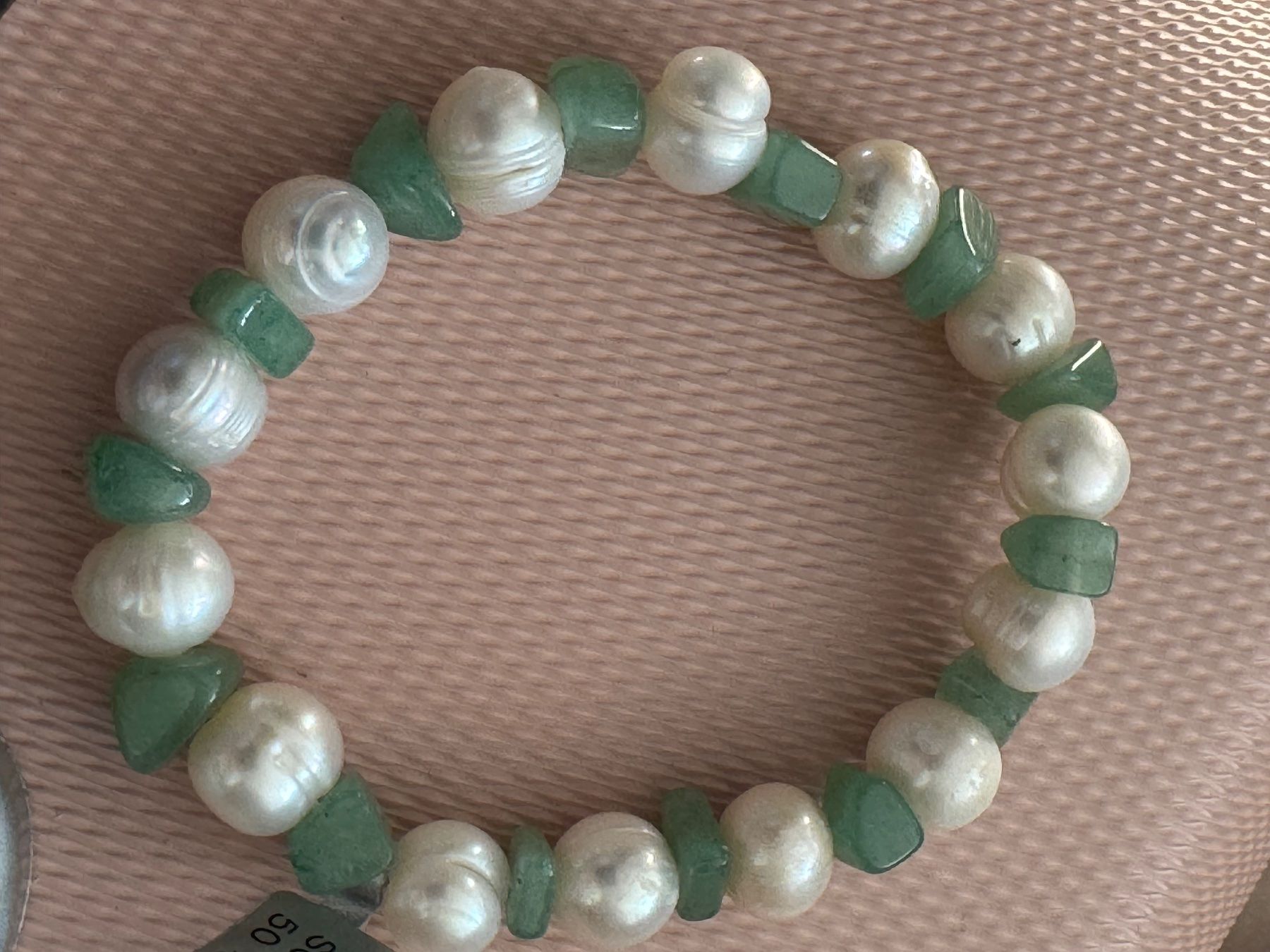 Bracciali & Braccialetti: Süßwasser Perlen Armband mit Aventurin – Nuovo (secondo la descrizione) da Teufen Ar venduto da Exclusive.stuff.CH 2