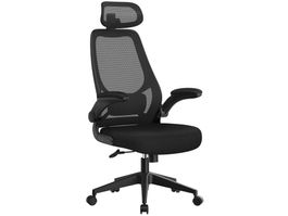Buerostuhl ergonomisch Netzstoff Kopfstuetze MENVIO