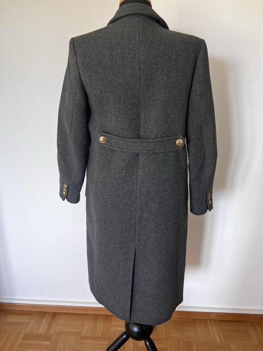 Sandro Manteaux: Sandro Brushed Wool-Blend Twill Coat – Neuf (Voir description) à Oftringen par bashikra 1