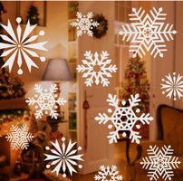 + 100er-Set Fensteraufkleber Weihnachten Schneeflocken