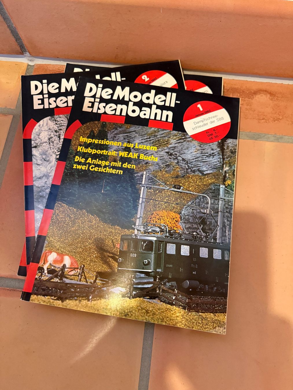Riviste & Magazine: Modelleisenbahn Zeitschrift - Die Modell-Eisenbahn – Usato da Schönenwerd venduto da alfred460