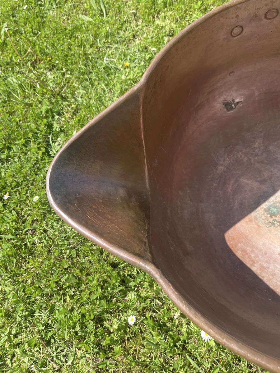 Pentole: Antiker Kupferkessel mit Deckel - Topf – Usato da Würenlos venduto da KLG_3TBs 6