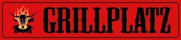 Insegne: Blechschild-GRILLPLATZ-ROT - 46 x 10 CM – Nuovo e nell'imballaggio originale da Rupperswil venduto da big-one-sale