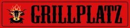 Blechschild-GRILLPLATZ-ROT - 46 x 10 CM