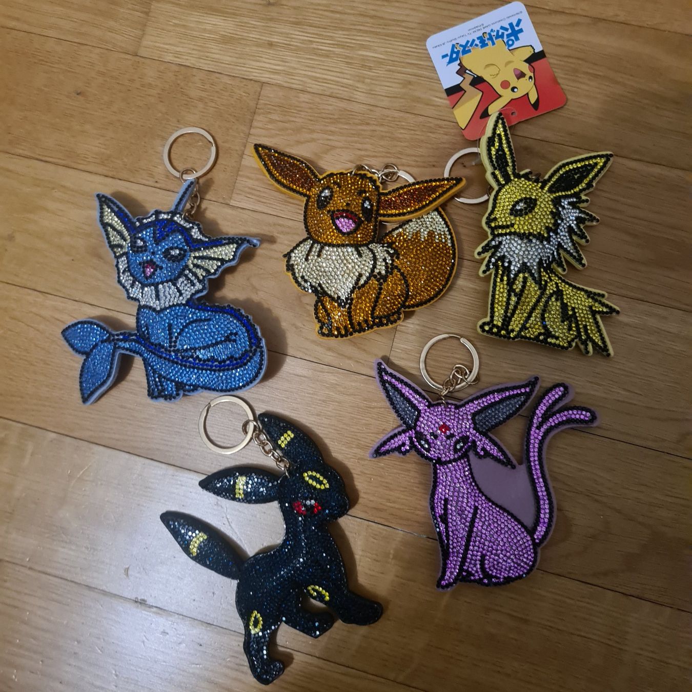 Portachiavi: Pokemon Eevolutions Key Chain / Bag Charm SET  Nintendo – Nuovo e nell'imballaggio originale da Baar venduto da BelzAnimemarkt