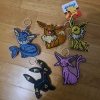 Pokemon Eevolutions Key Chain / Bag Charm SET  Nintendo