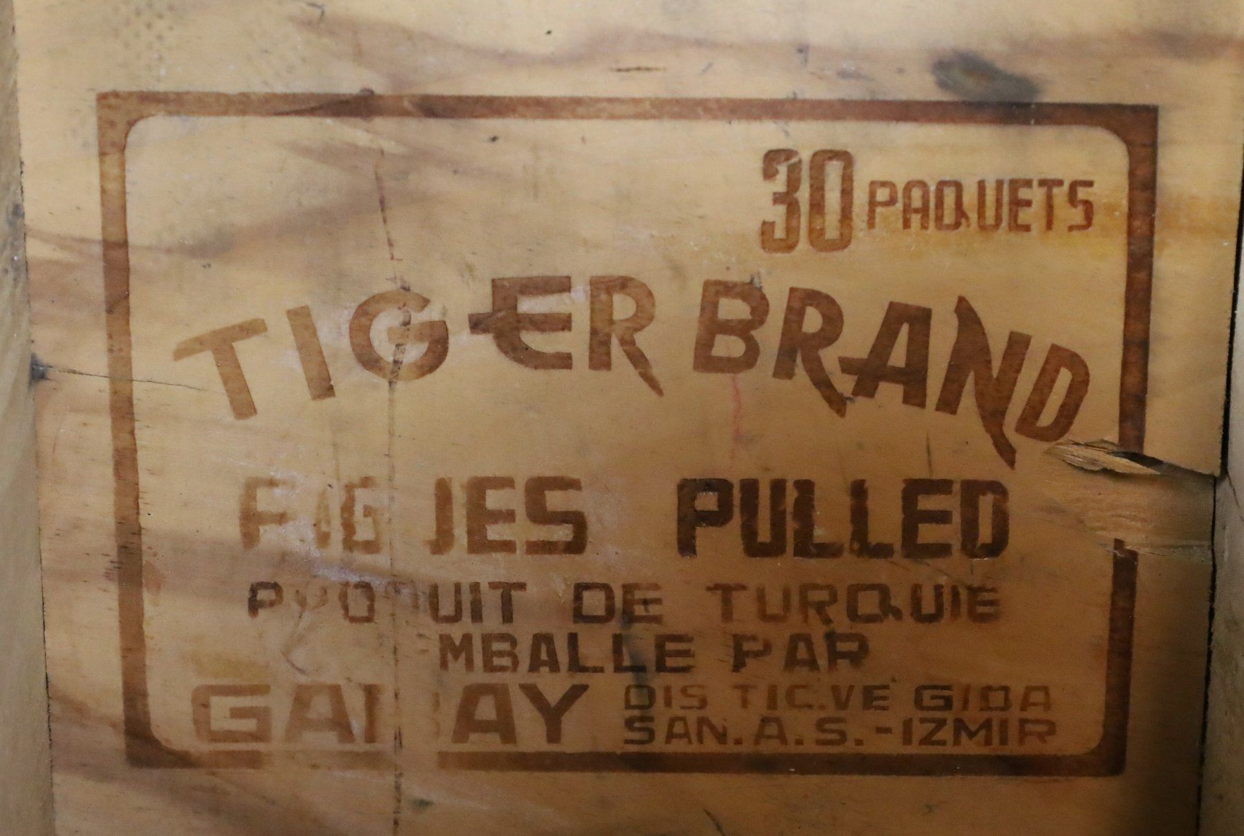 Casse di trasporto: Holzkiste, Kiste, Harass "Tiger / Comet Brand" Figues – Usato da Birrwil venduto da brandschatz_birrwil 2