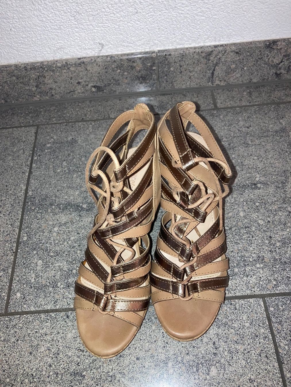 Scarpe da donna: Sandaletten braun/nude 36 – Usato da Fislisbach venduto da secondhandF 1