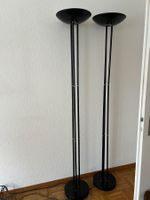 Stehlampen (2 x ) Vintage schwarz Metall/Messing
