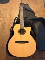Akustische Gitarre mit Tragetasche (ungepolstert)