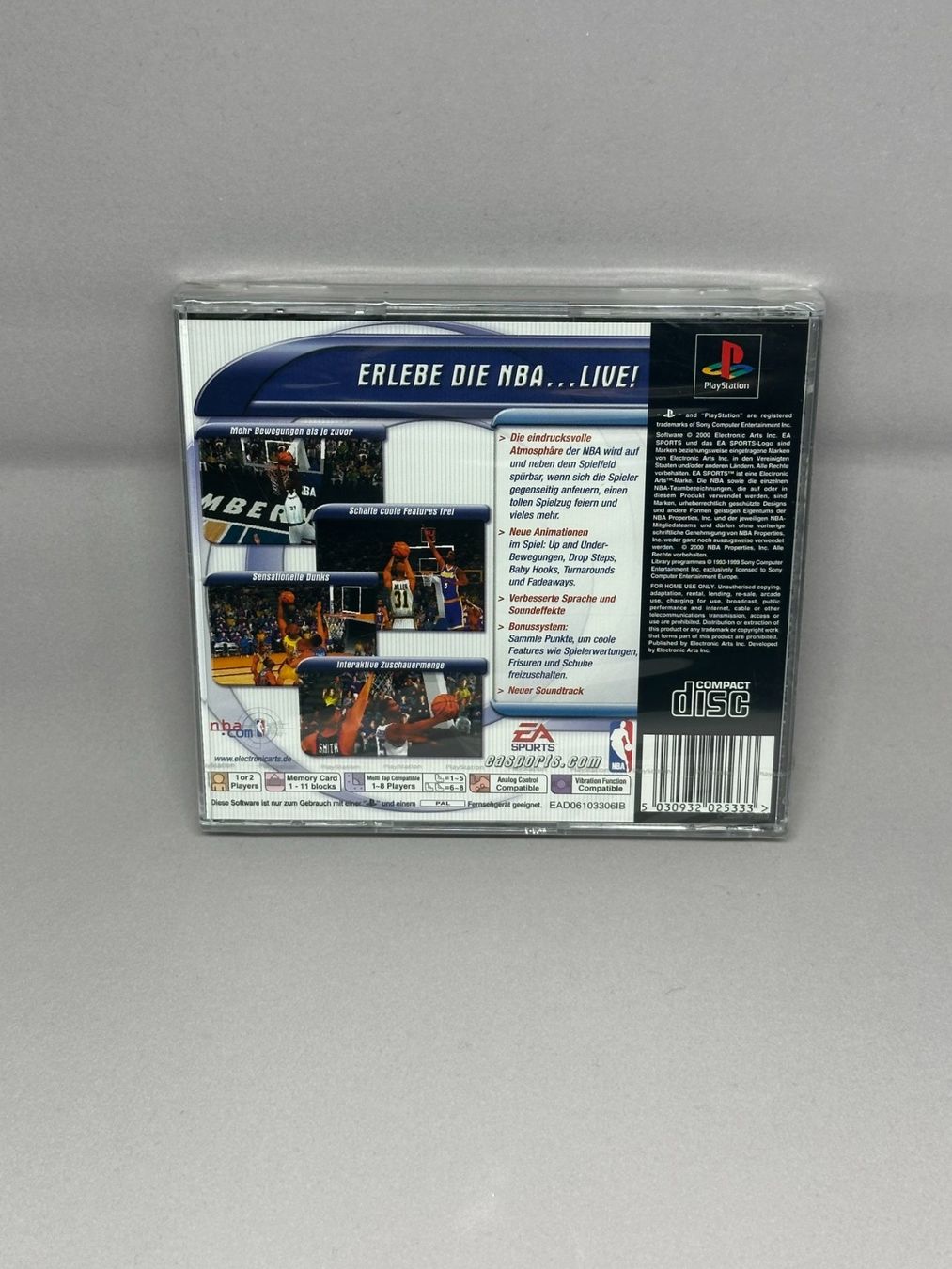 Sony Giochi: NBA LIVE 2001 BRANDNEU – Nuovo e nell'imballaggio originale da Neuenkirch venduto da Armsy 1