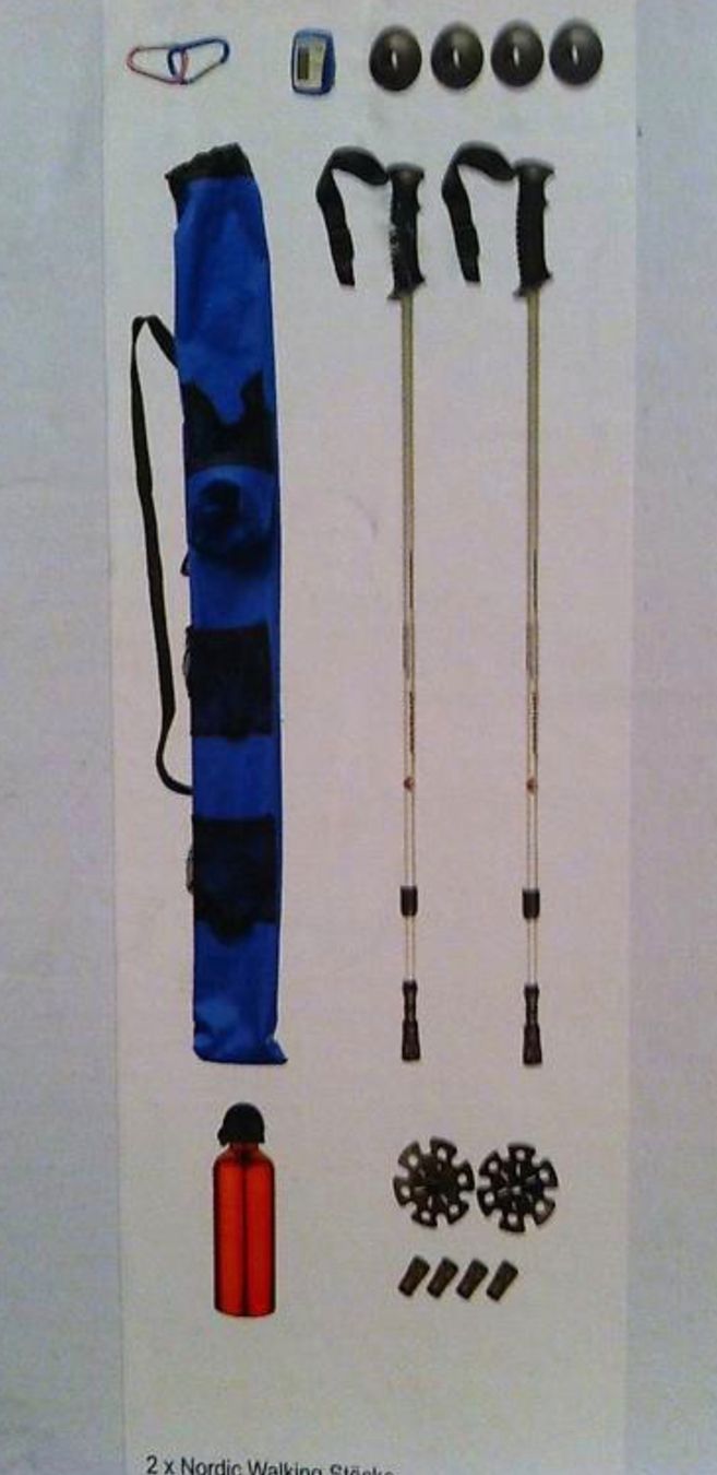 Bastoncini da trekking: Wanderstöcke- Walking Stöcke Set – Nuovo e nell'imballaggio originale da Rabius venduto da bri_ca76 1
