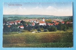 Gachnang (TG) - Dorfansicht - alte Karte von 1923