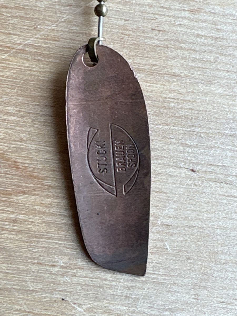 Stucki Thun Esche: Blinker STUCKIS BRAUEN SPOON Kupfer 11cm Köder – Usato da Thun venduto da Gitarre-1 2