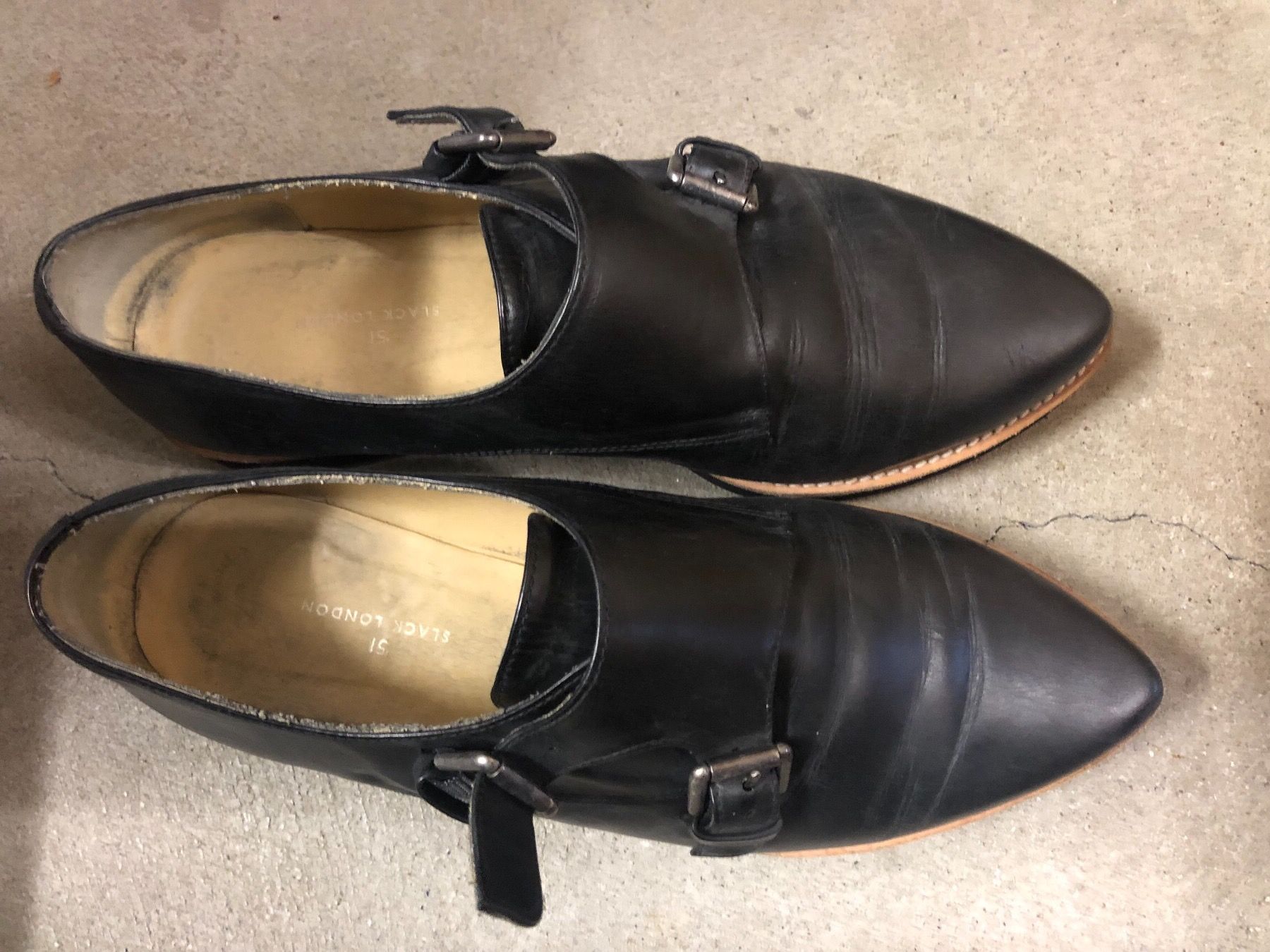 Scarpe da donna: Loafer mit Doppelschnalle spitze Form – Usato da Zell ZH venduto da Spring1509
