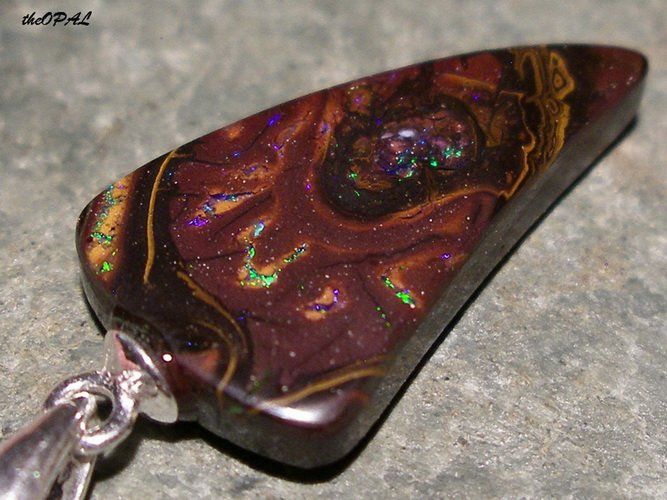 Ciondoli: theOPAL *** BOULDER MATRIX OPAL ANHÄNGER 11,39ct *** – Nuovo e nell'imballaggio originale da Ebnat-Kappel venduto da theOPAL 3