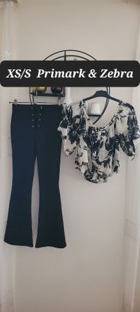Ensemble Primark XS & Haute Zebra taille S