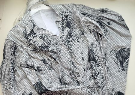 Van Laack Damen Bluse mit Ballonärmeln Gr.42