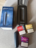Ploom Aura Navy Blue Tabakerhitzer inkl. 3 Packungen EGO